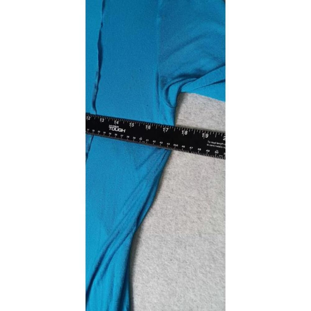 Venus Open Front Long Slinky Cardigan Womens Size One Size Bright Blue... - Picture 6 of 10